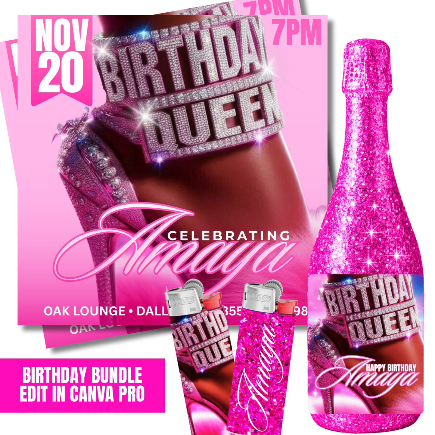 Pink Birthday Bundle