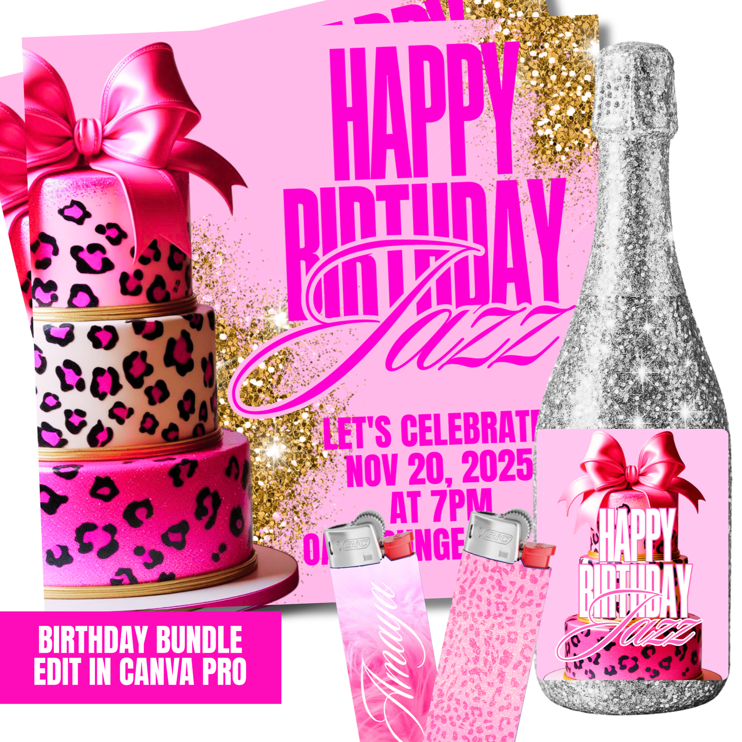 Pink Birthday Bundle