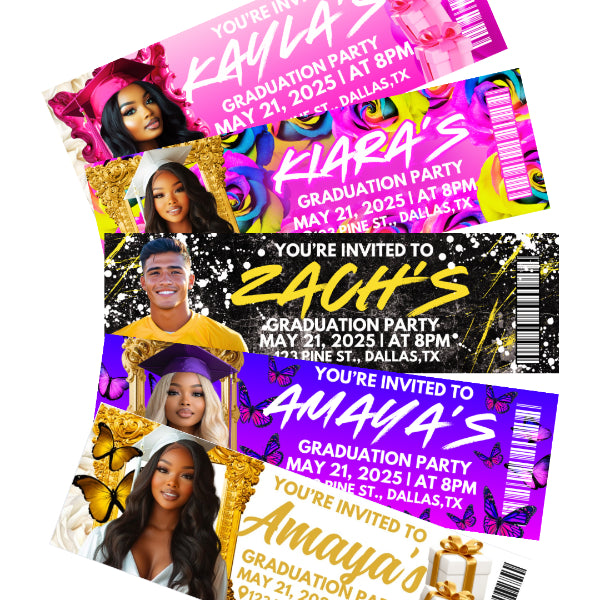 Graduation Ticket Templates