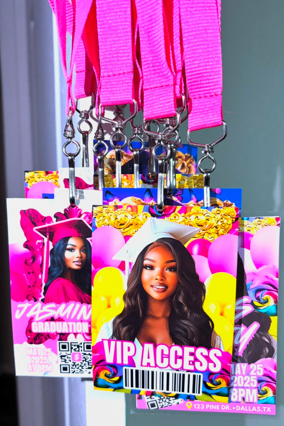 Graduation Lanyard Templates