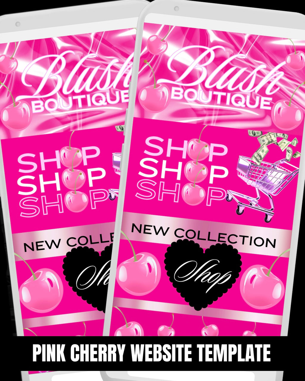 Pink Cherry Website Template