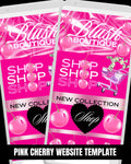 Pink Cherry Website Template
