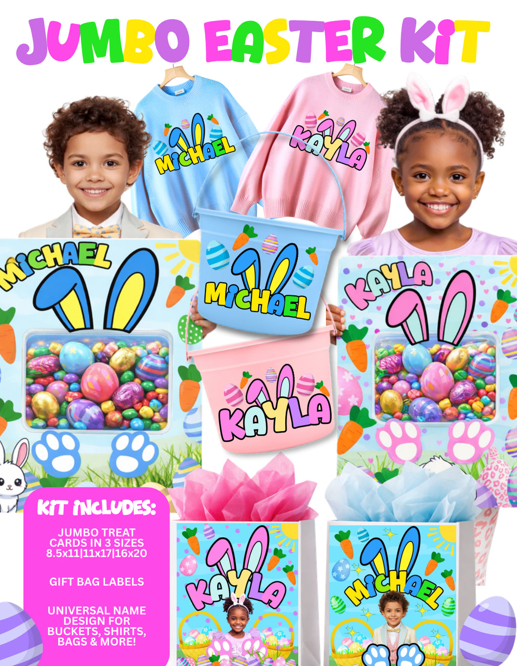 Jumbo Easter Template Kit