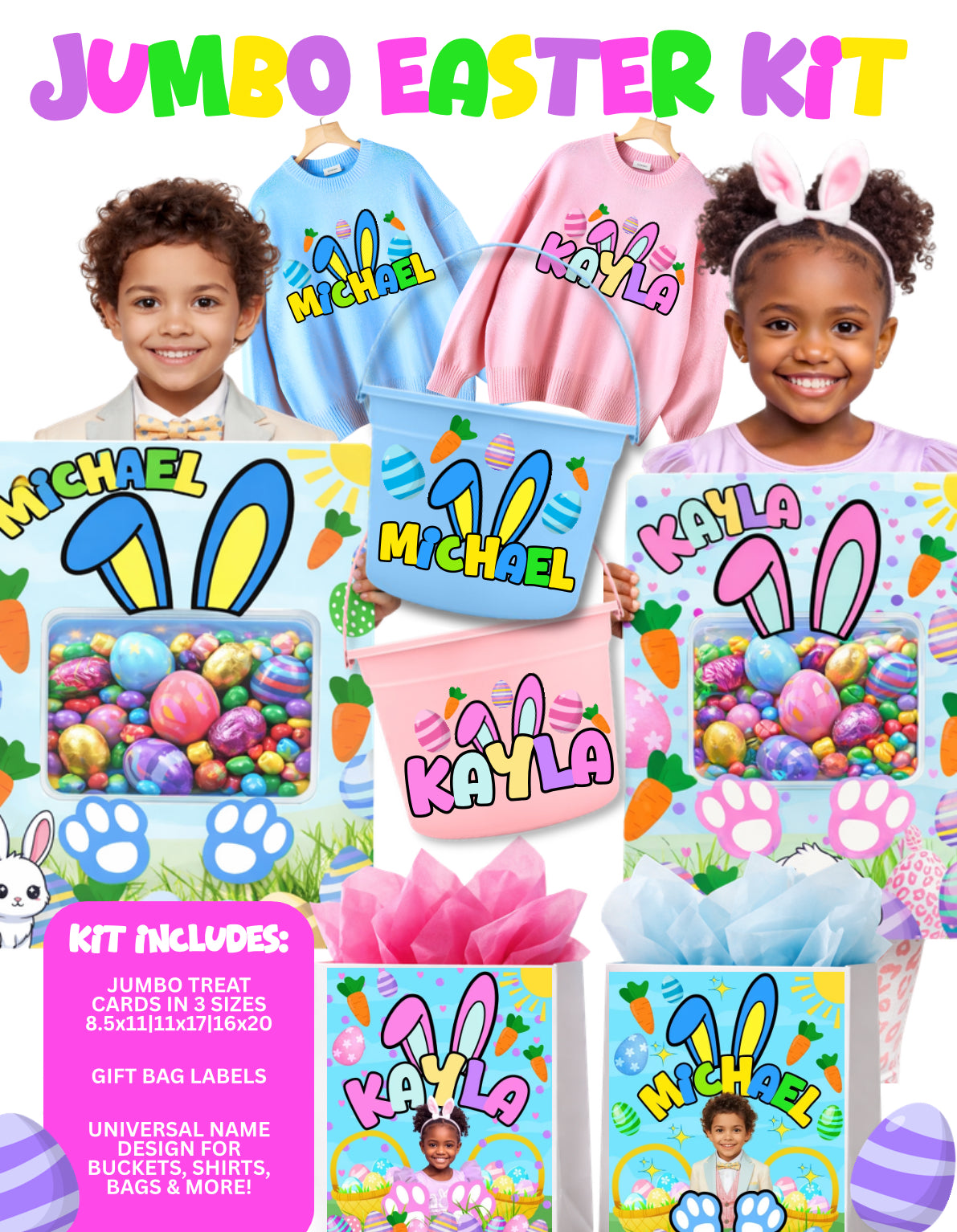 Jumbo Easter Template Kit