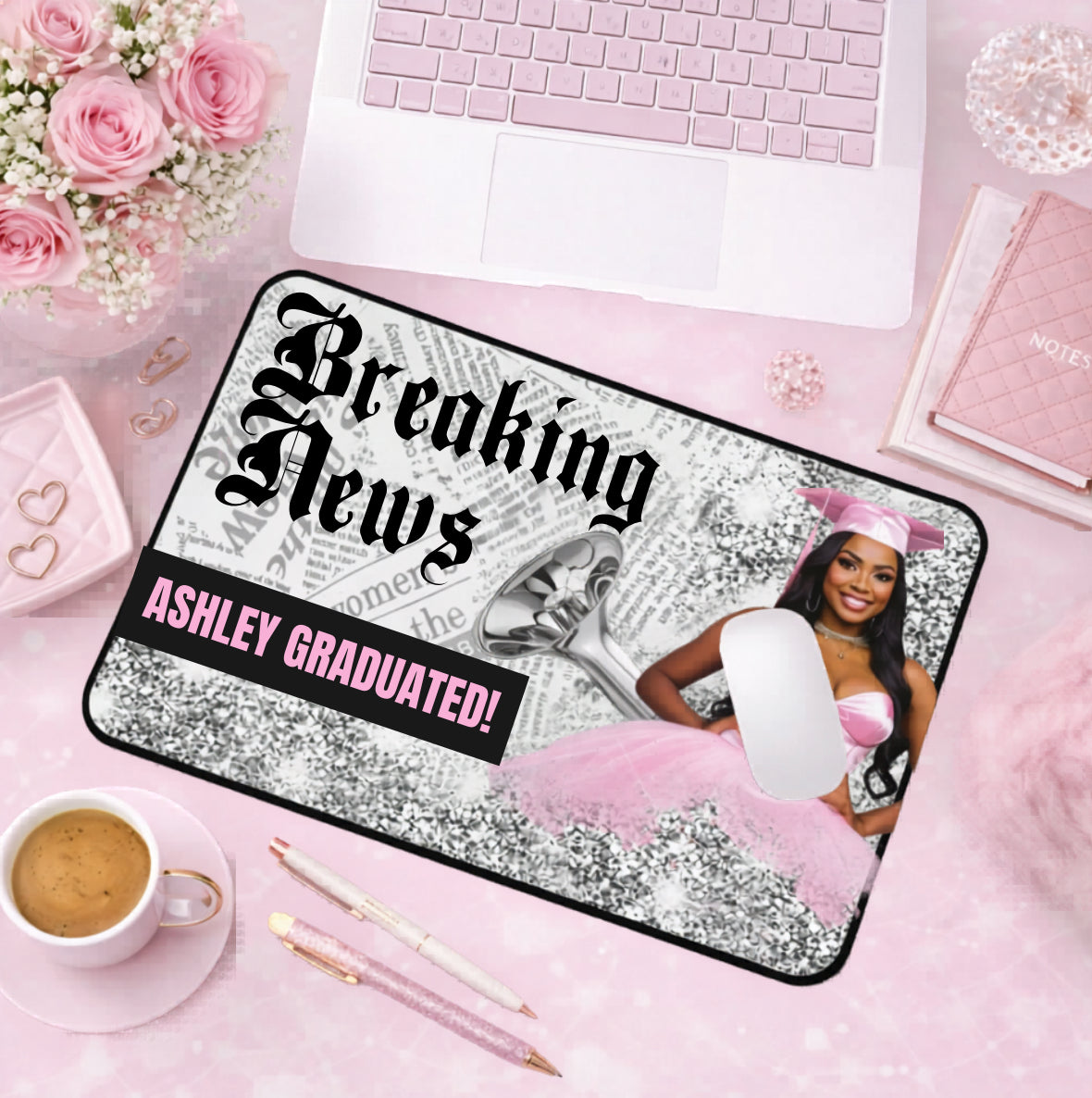 Graduation Mouse Pad Template Bundle