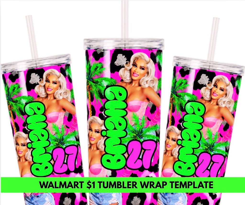 Clear Tumbler Wrap template