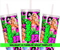 Clear Tumbler Wrap template