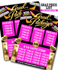 Grad Price List Template
