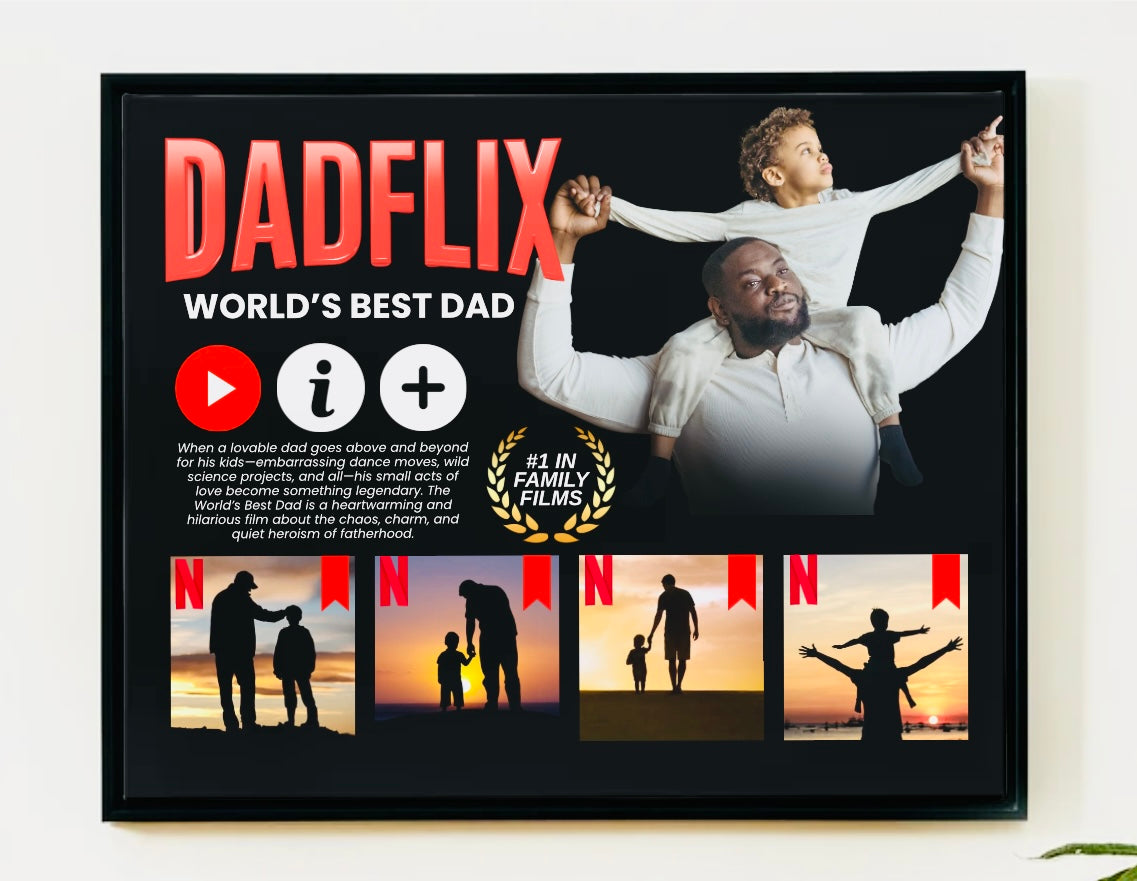 Dadflix Father’s Day Template