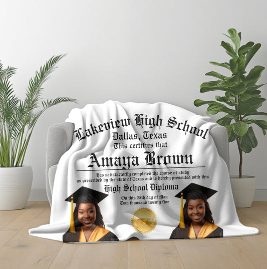 Diploma Blanket Template