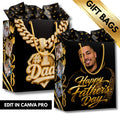 Fathers Day Gift Bag Templates