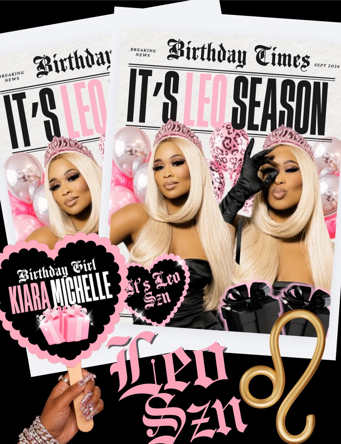 Leo Szn Flyer & Fan Template