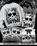 Halloween Skelly Template Bundle