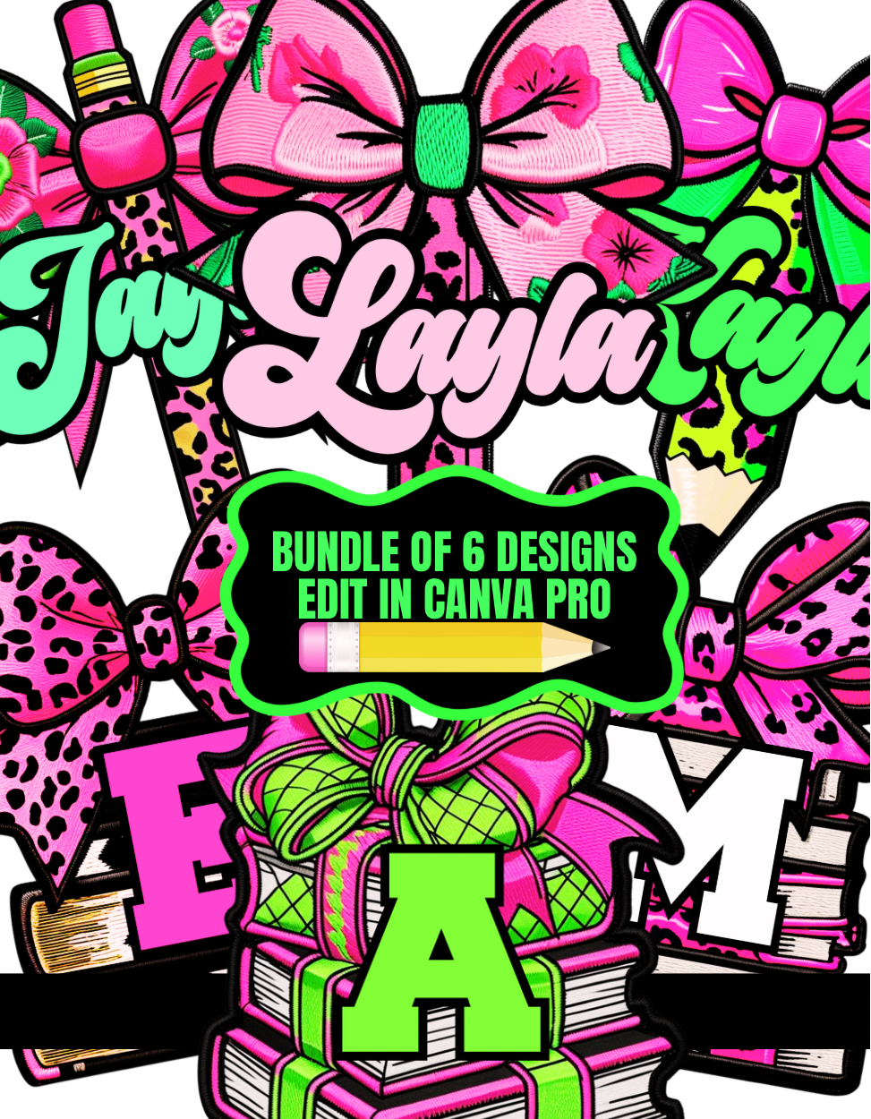 School Designs Bundle of 6