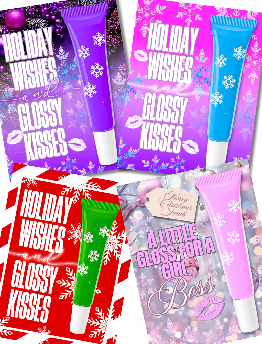 Lip Gloss Card Templates