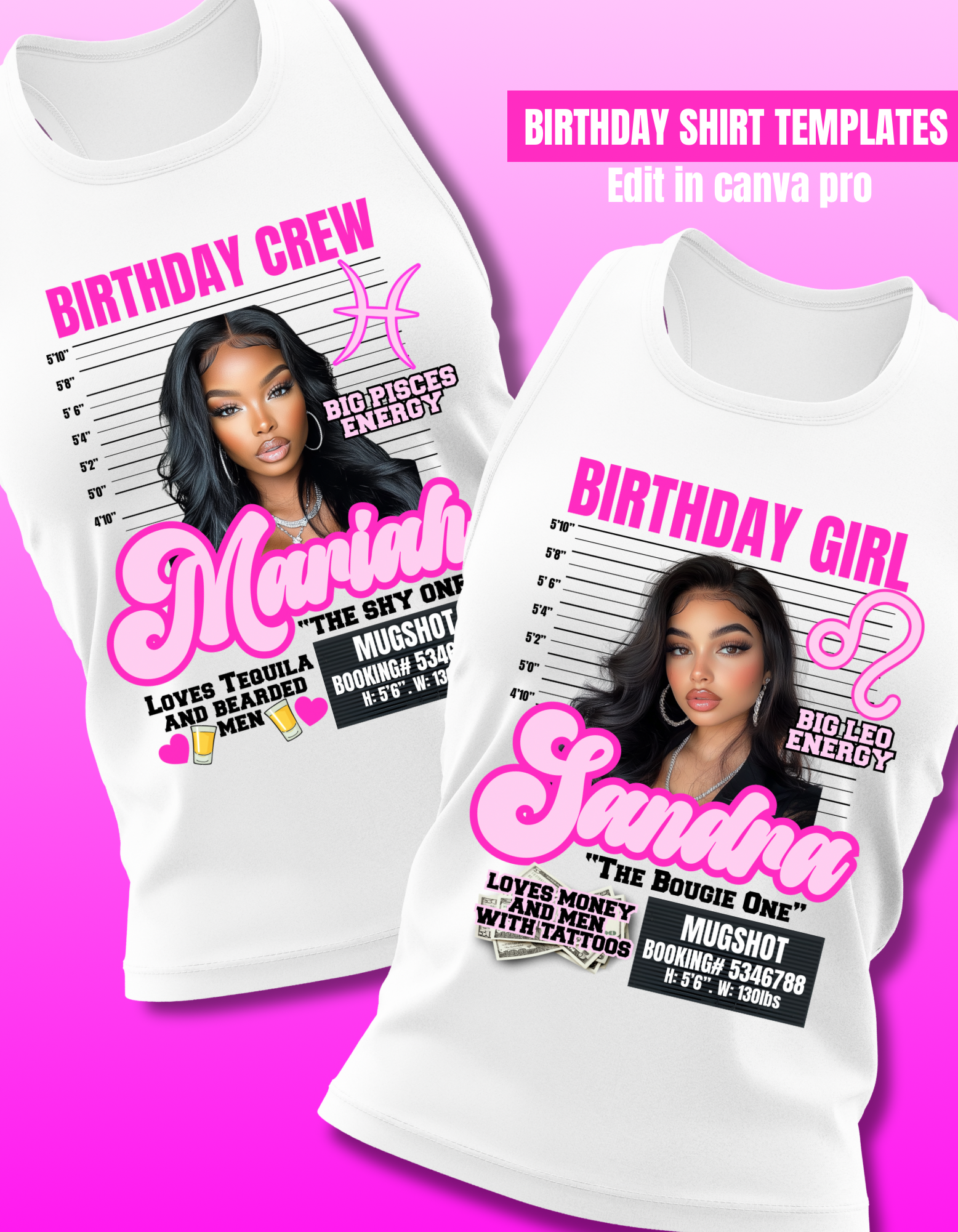 Birthday Crew Shirt & Lanyard Template