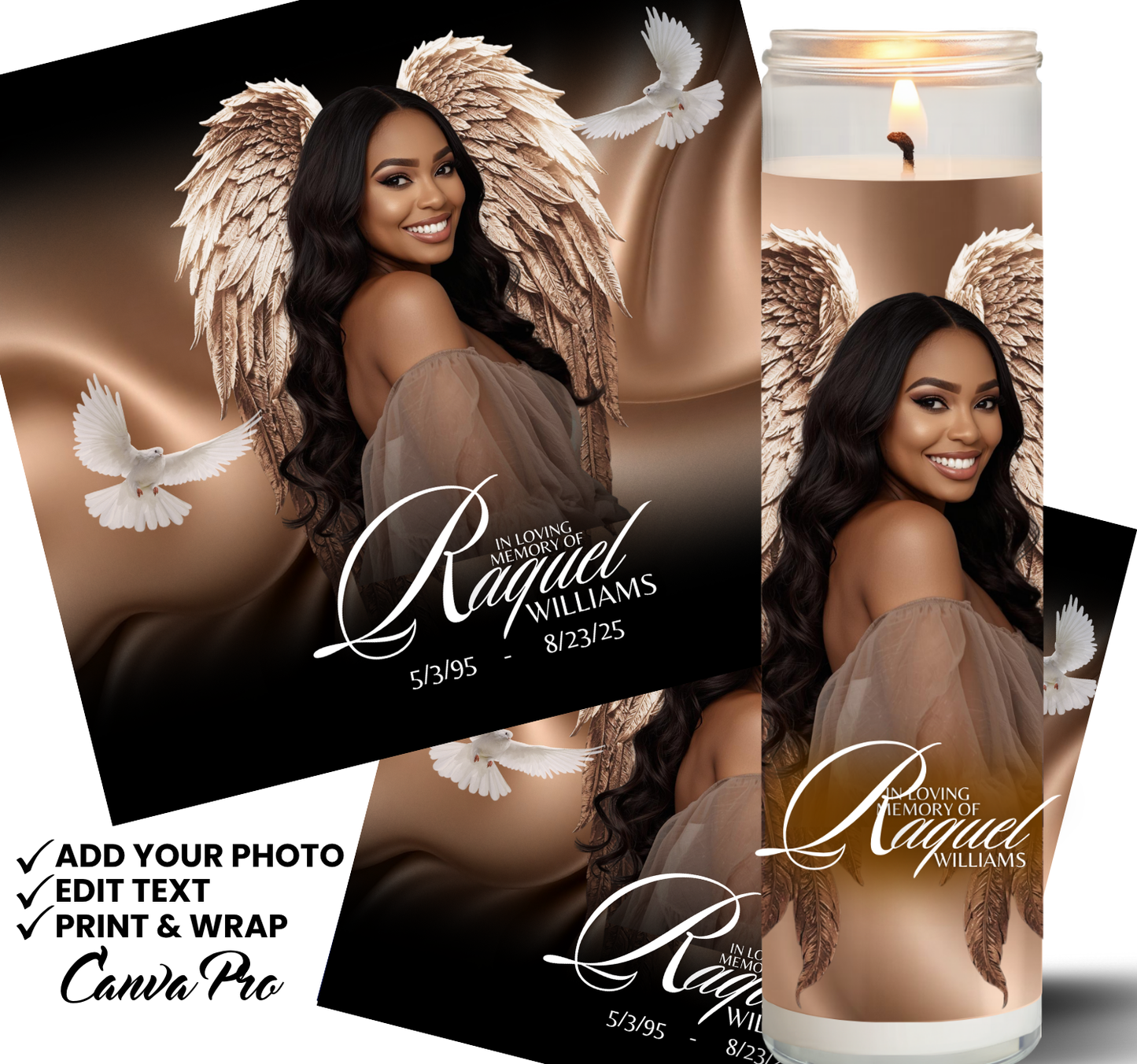 Memorial Candle Templates