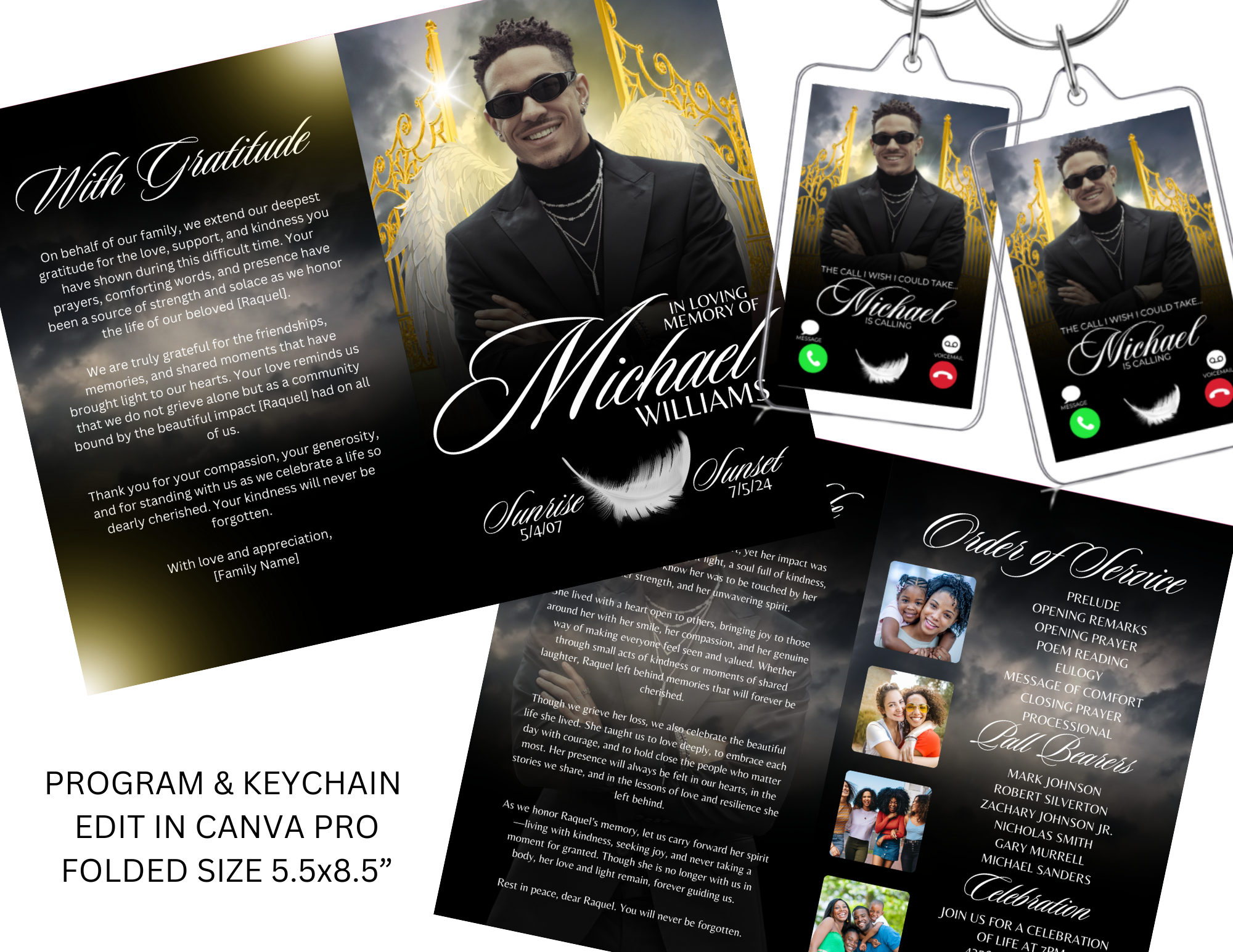 Memorial Template Bundle