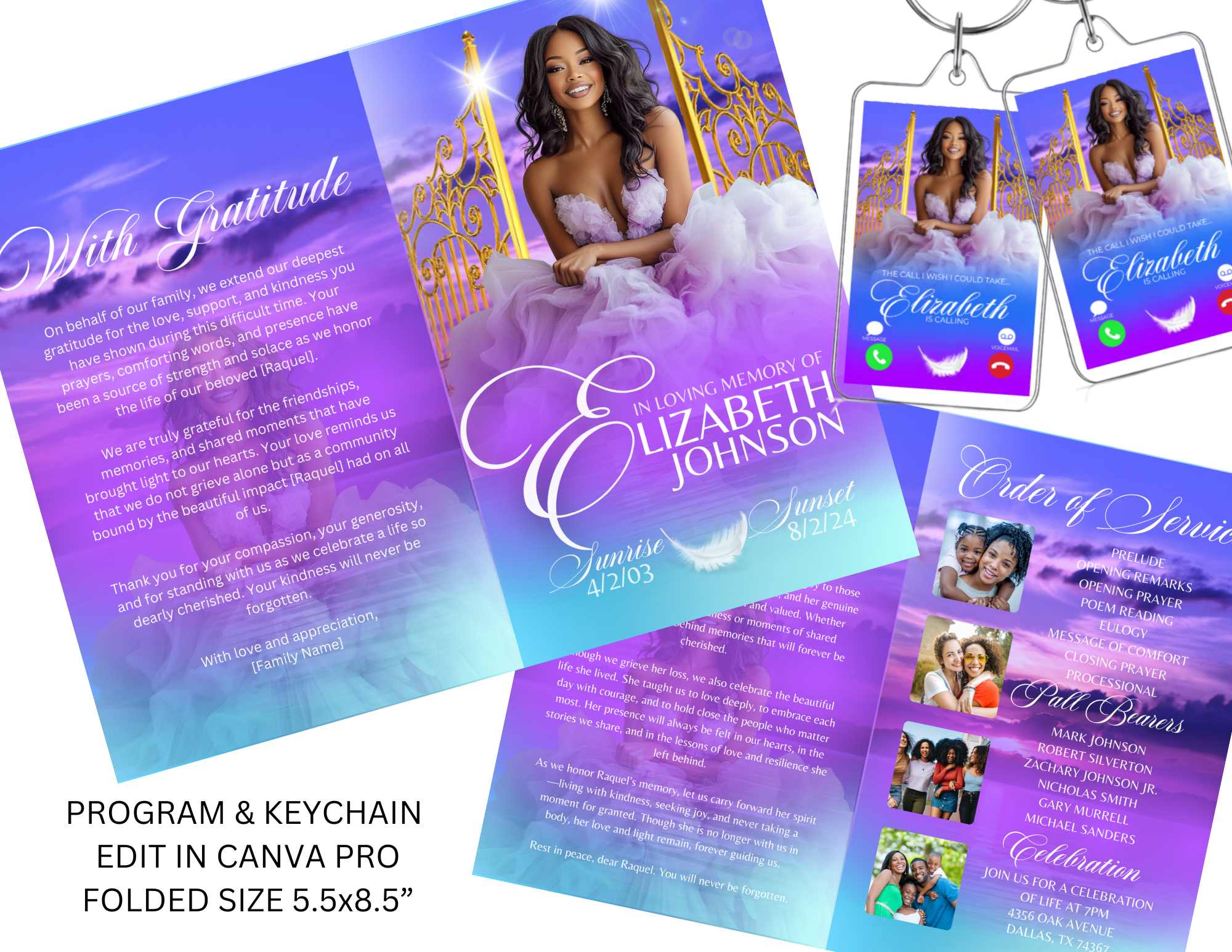 Memorial Template Bundle