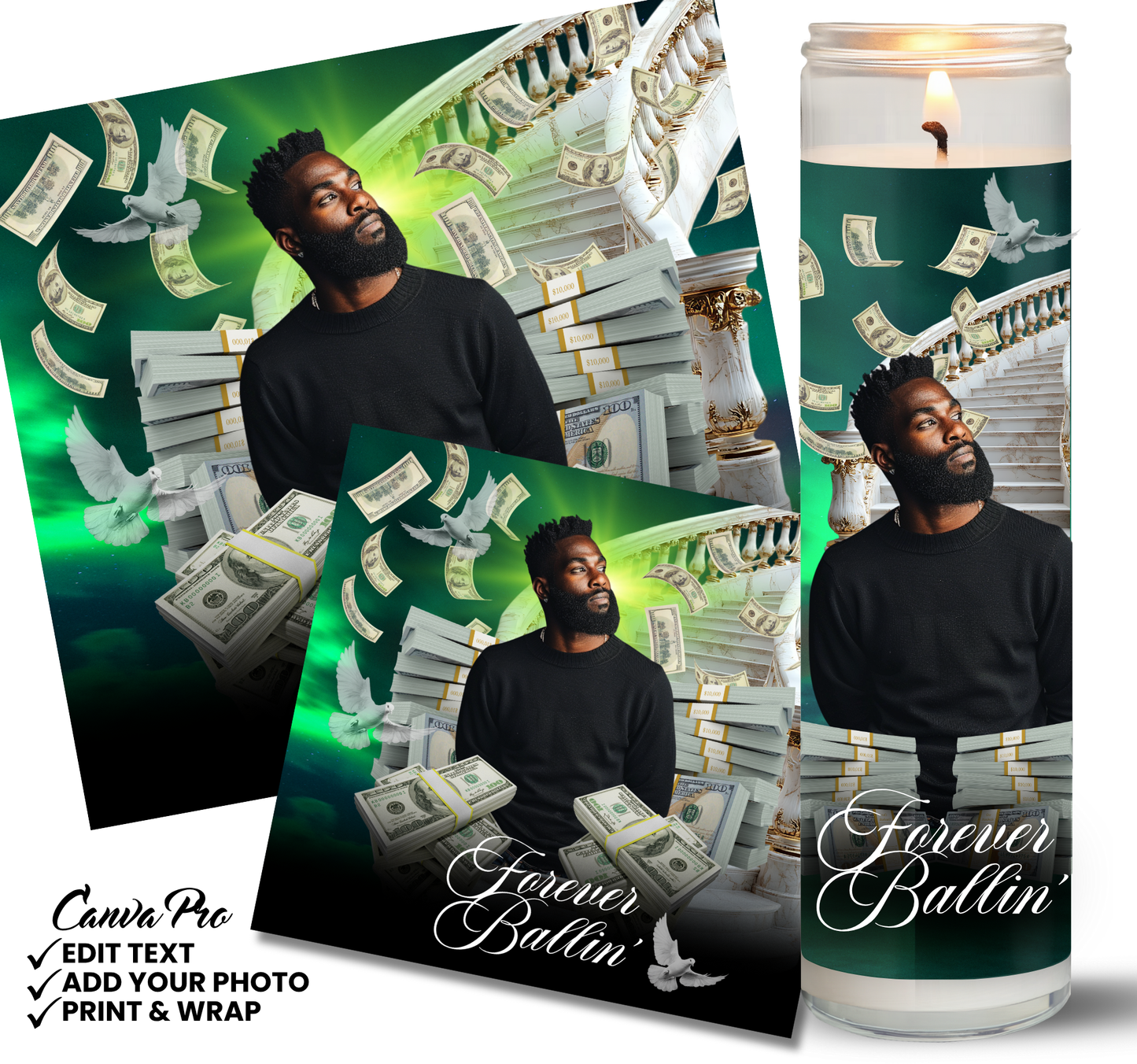 Memorial Candle Templates