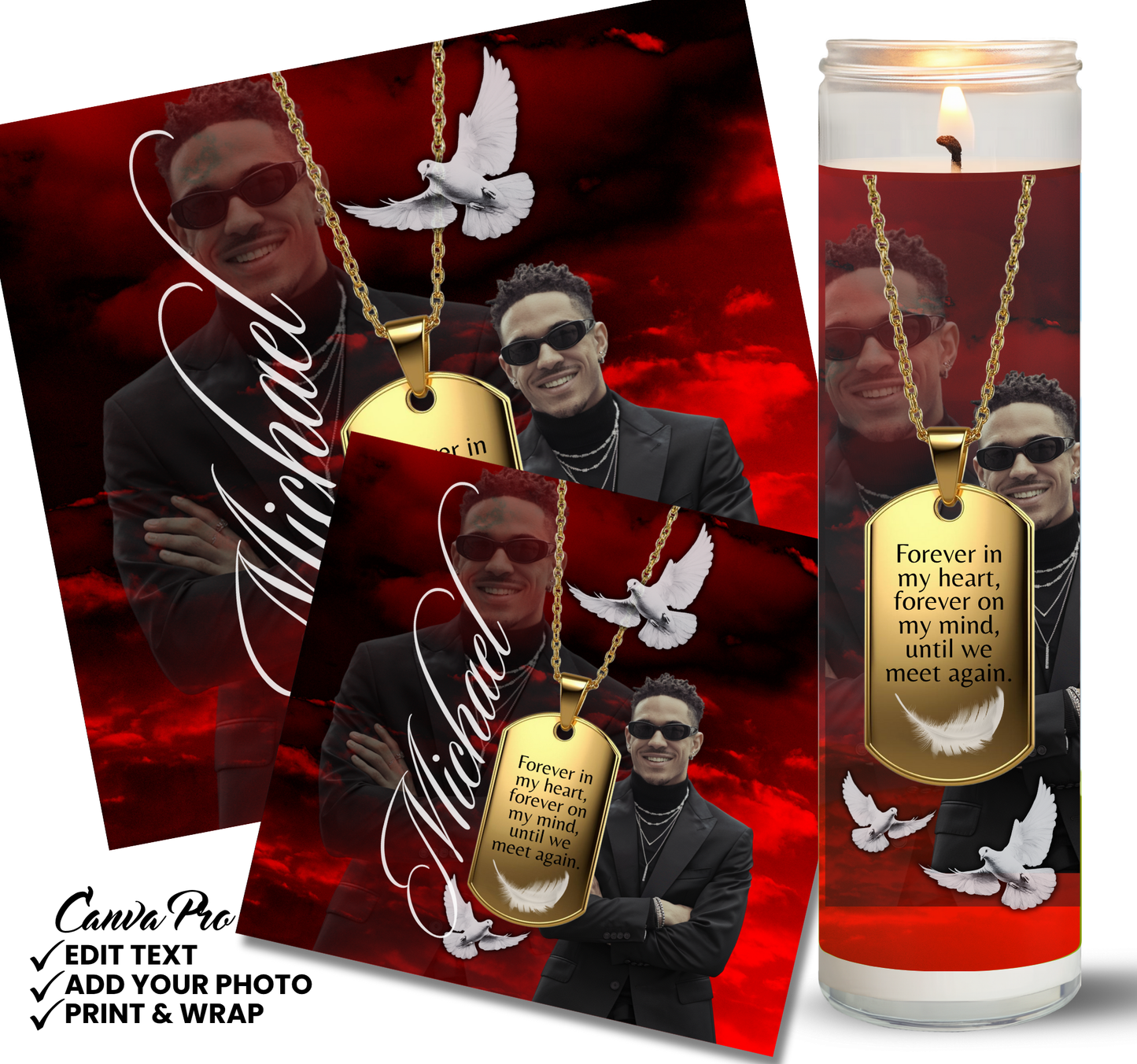 Memorial Candle Templates