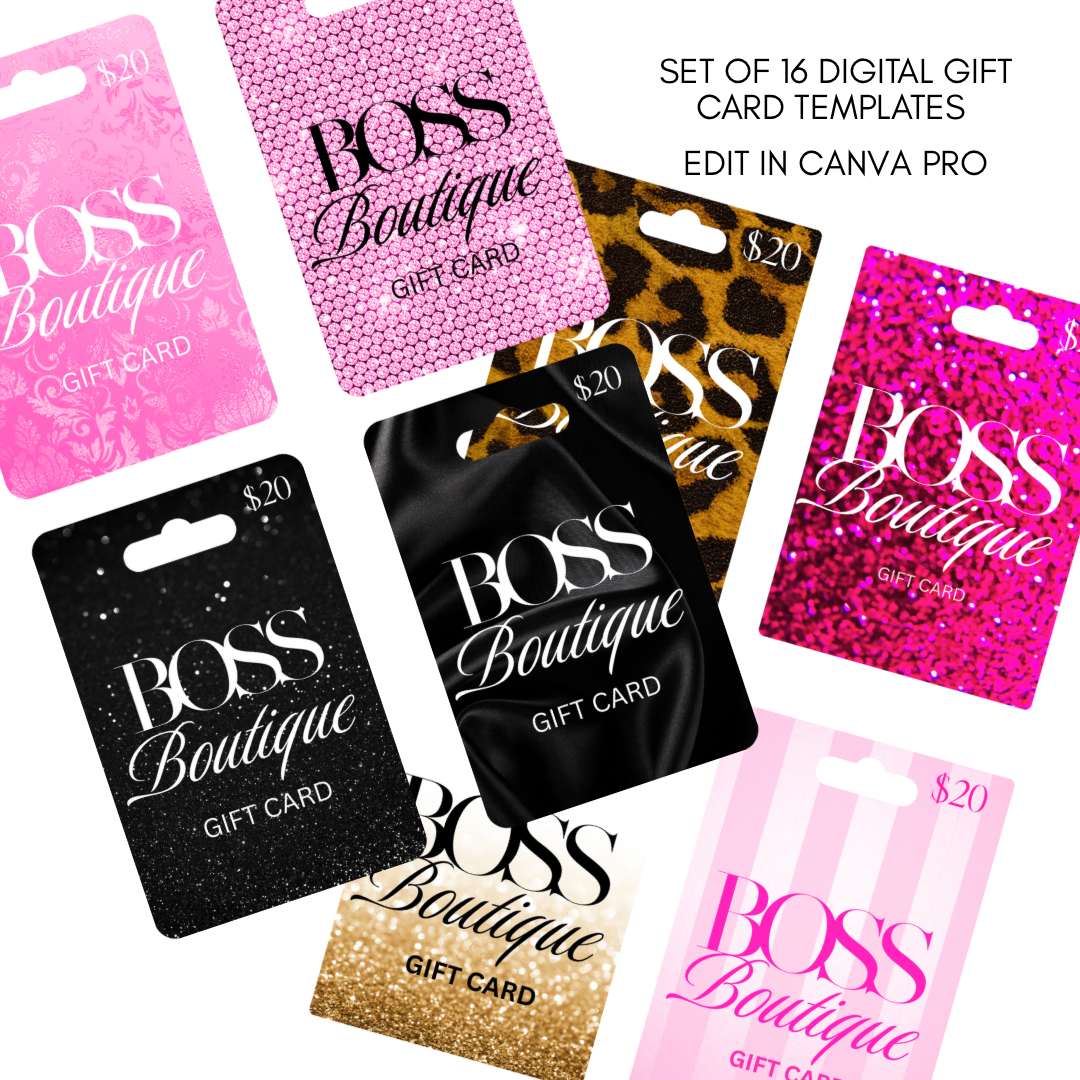 Digital Gift Card Bundle – Posh Design Co.