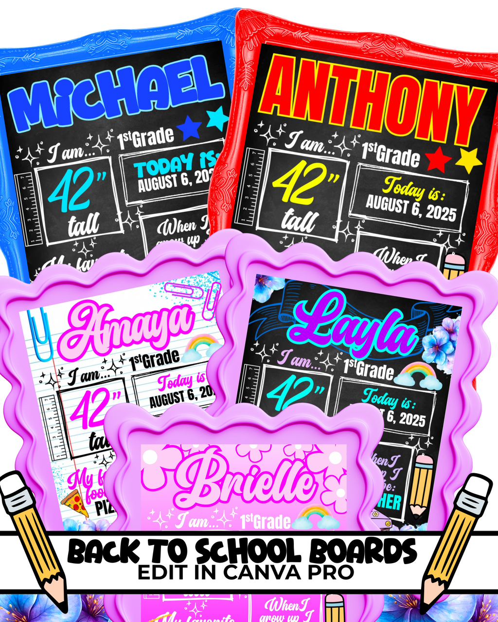 Back To School Board Templates