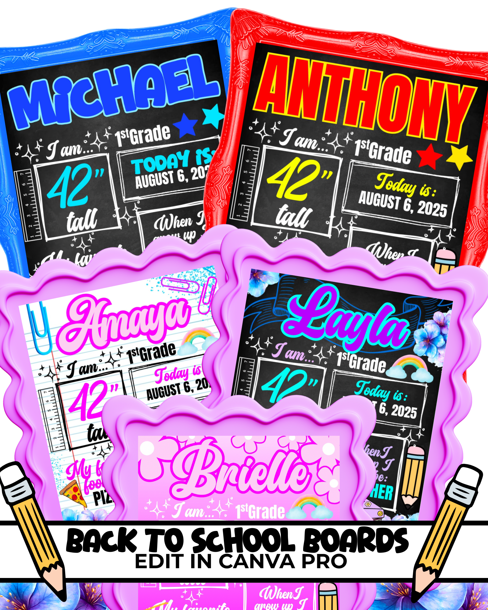 Back To School Board Templates