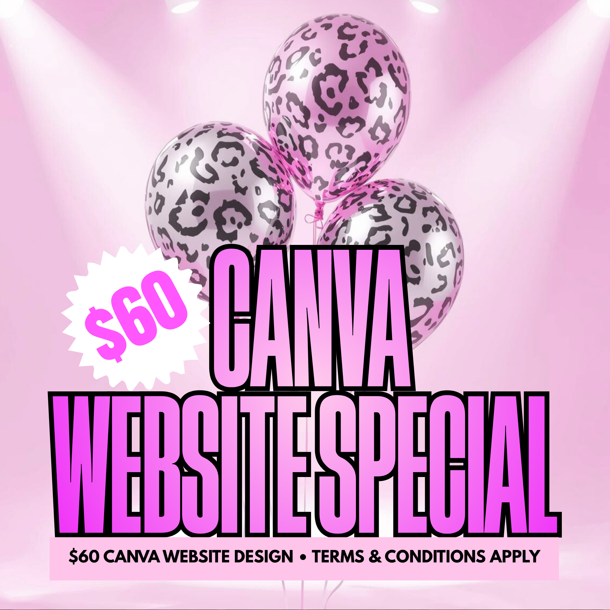 $60 Canva Website Special - LIMITED SPOTS