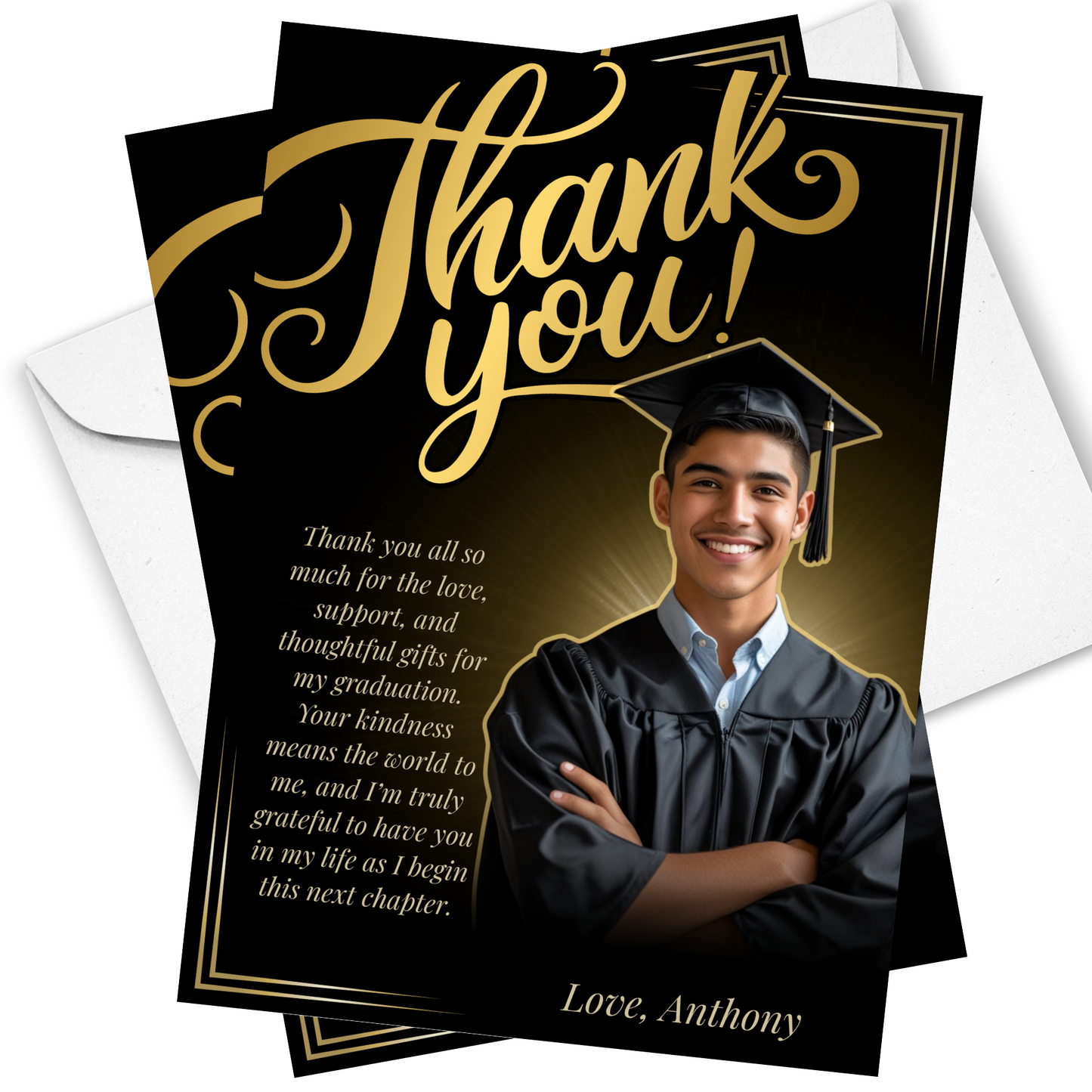 Graduation Thank You Card Templates