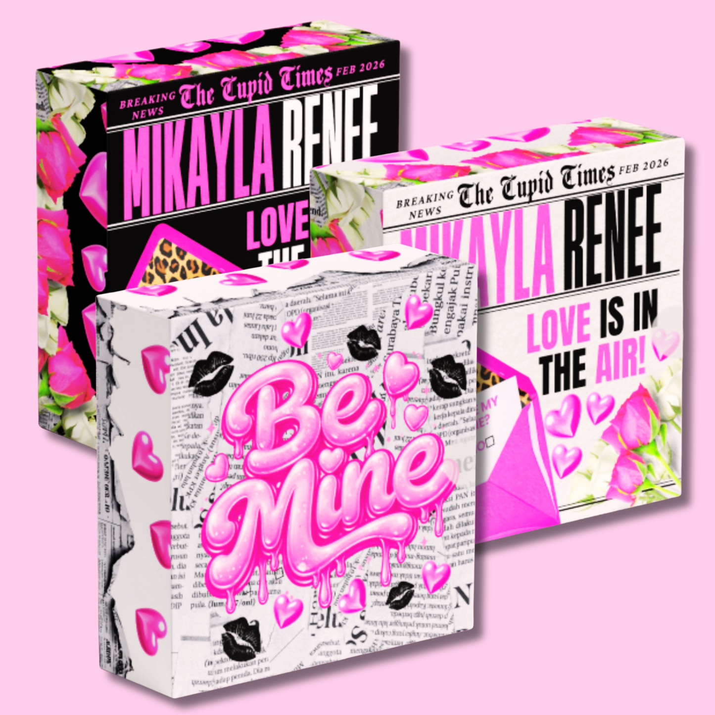 Valentines Box Label Templates (Set of 3)