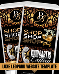 Luxe Leopard DIY Website Template Kit