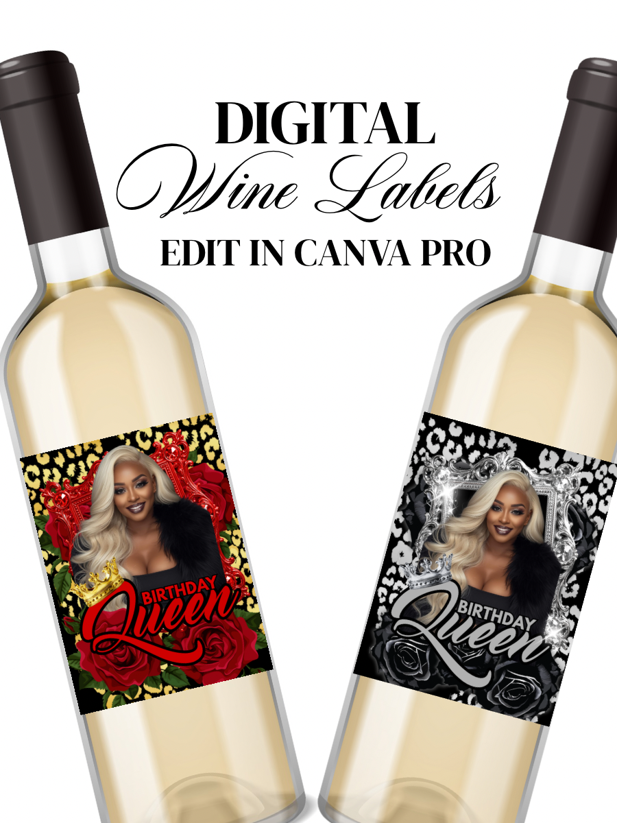 Wine Label Template Bundle