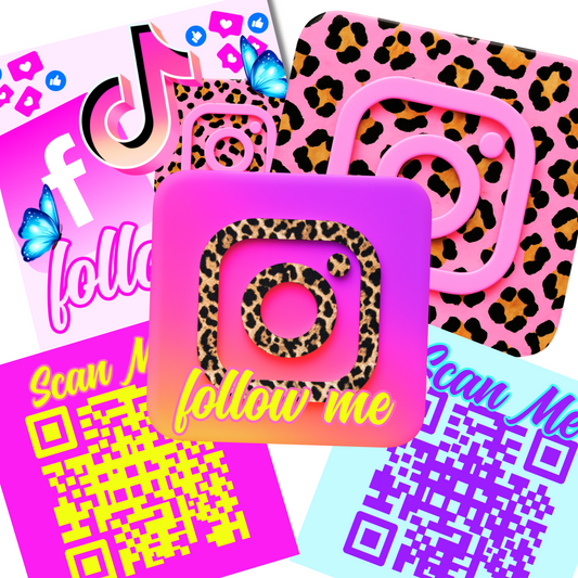 IG Style Square Business Card Templates