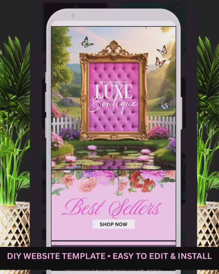 Enchanted Floral Website Template